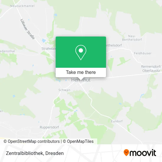 Карта Zentralbibliothek