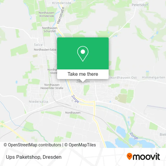 Карта Ups Paketshop