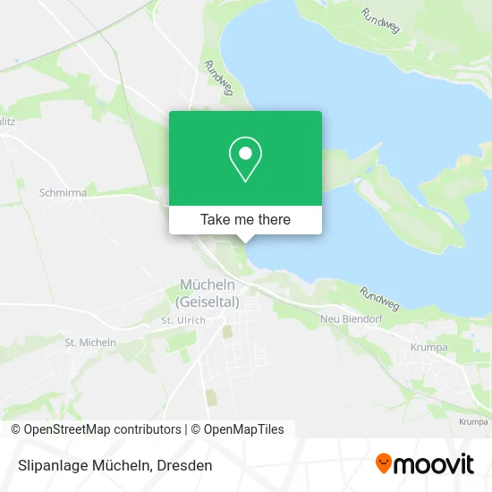 Карта Slipanlage Mücheln