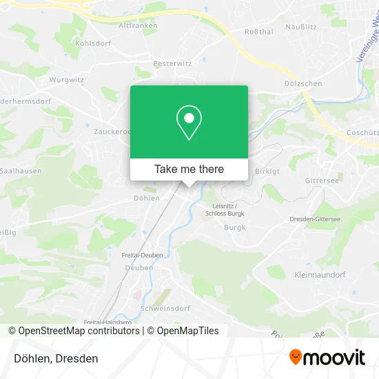 Карта Döhlen