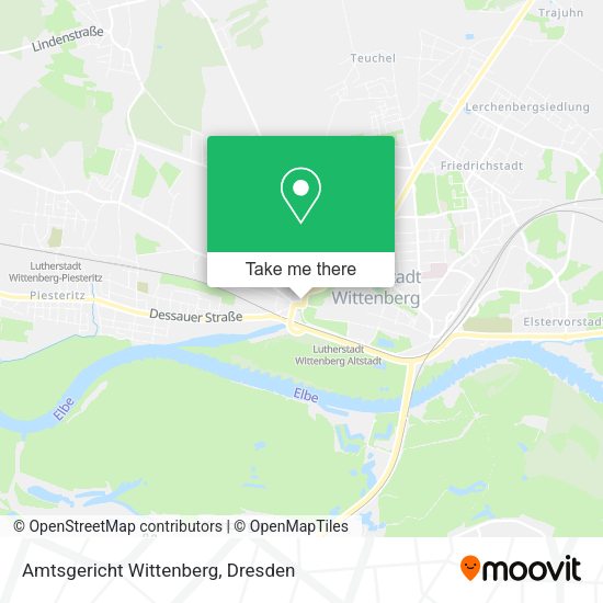 Карта Amtsgericht Wittenberg
