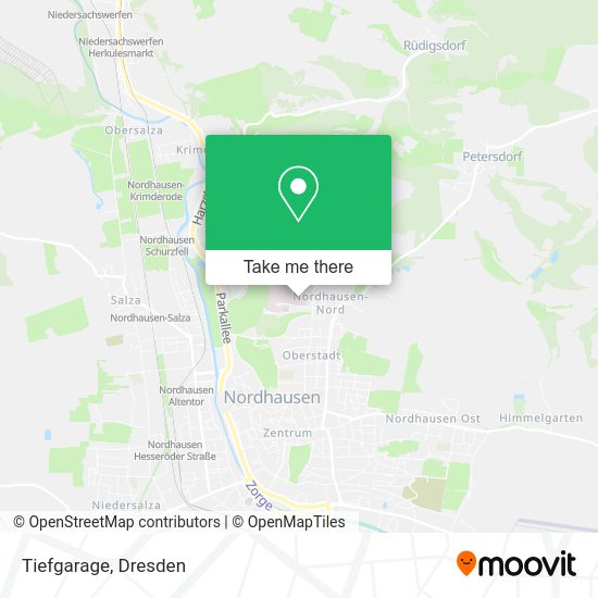 Карта Tiefgarage