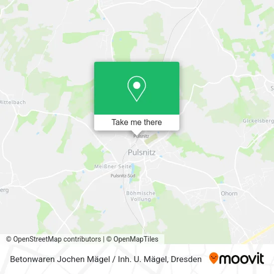 Карта Betonwaren Jochen Mägel / Inh. U. Mägel