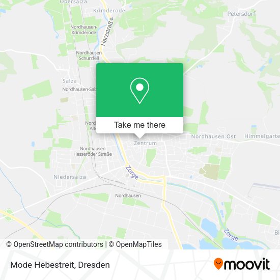 Карта Mode Hebestreit