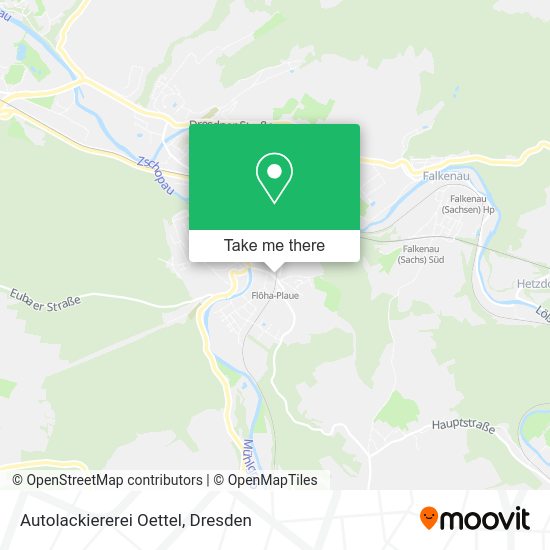 Карта Autolackiererei Oettel