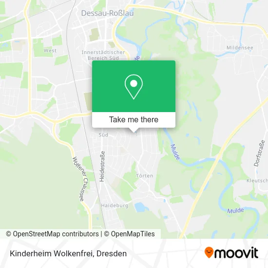 Карта Kinderheim Wolkenfrei