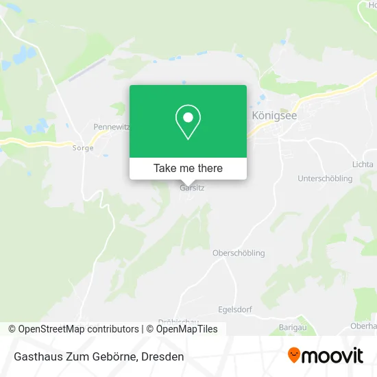 Карта Gasthaus Zum Gebörne