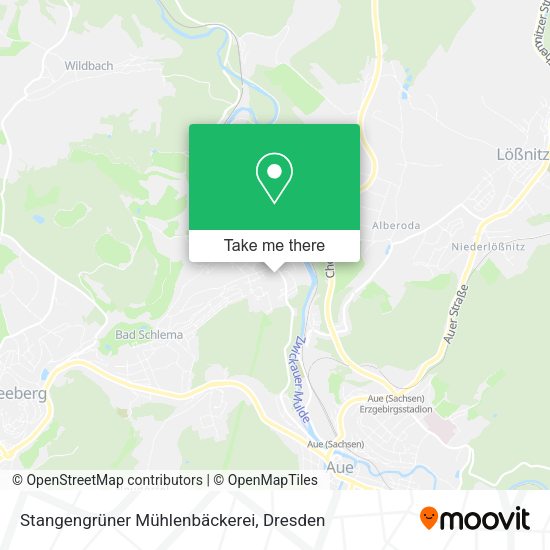 Карта Stangengrüner Mühlenbäckerei