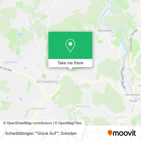 Карта Schwibbbogen ""Glück Auf""