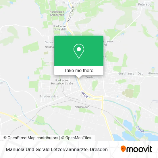 Карта Manuela Und Gerald Letzel / Zahnärzte