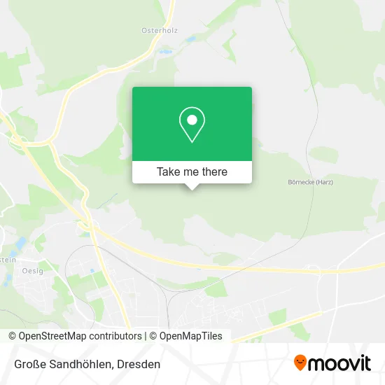 Карта Große Sandhöhlen