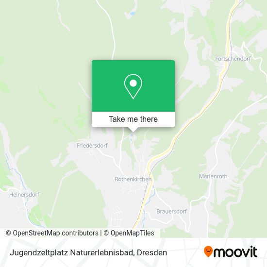 Карта Jugendzeltplatz Naturerlebnisbad