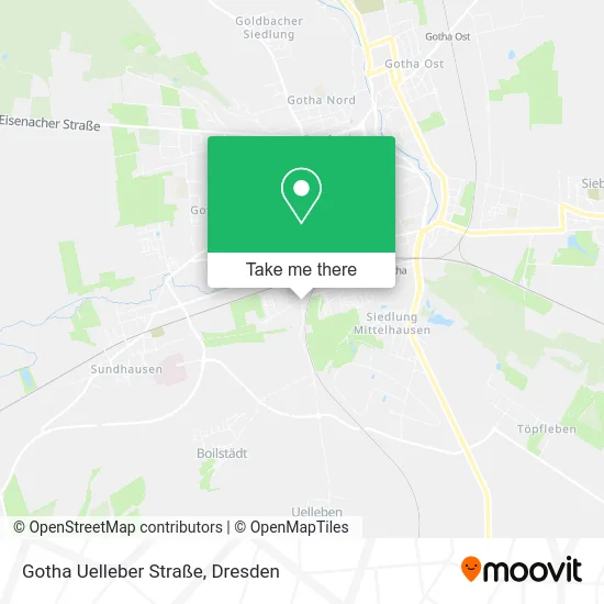 Карта Gotha Uelleber Straße