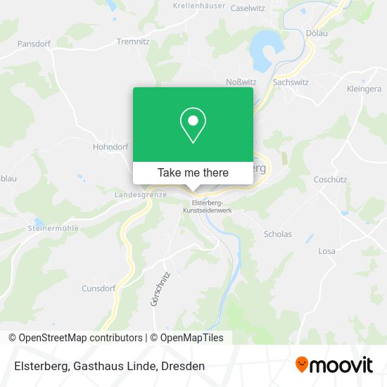 Карта Elsterberg, Gasthaus Linde