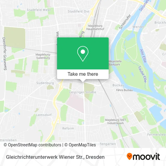 Карта Gleichrichterunterwerk Wiener Str.