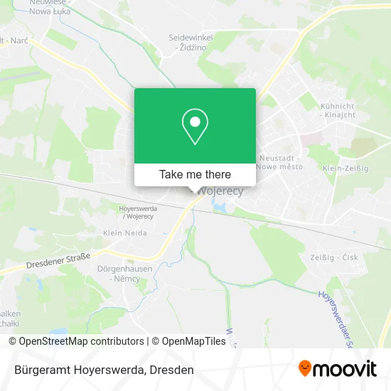 Карта Bürgeramt Hoyerswerda