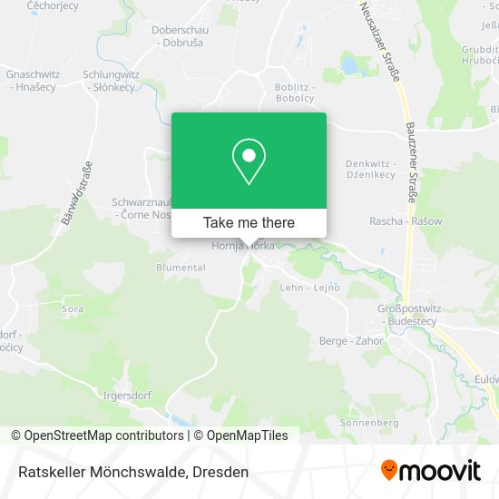 Карта Ratskeller Mönchswalde