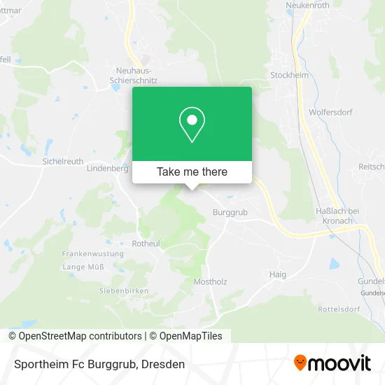 Карта Sportheim Fc Burggrub