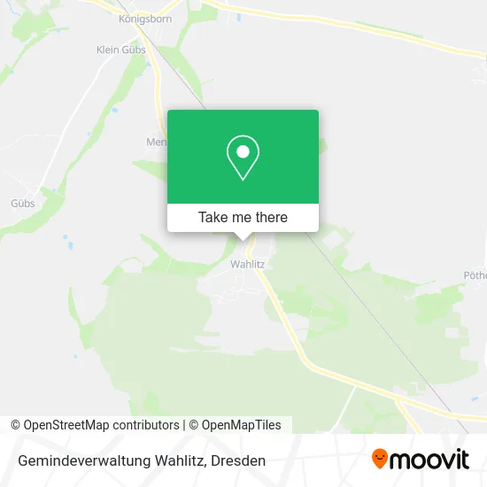 Карта Gemindeverwaltung Wahlitz