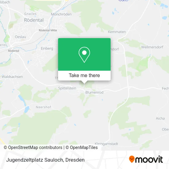 Карта Jugendzeltplatz Sauloch