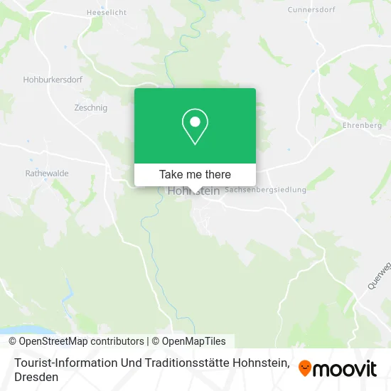 Карта Tourist-Information Und Traditionsstätte Hohnstein