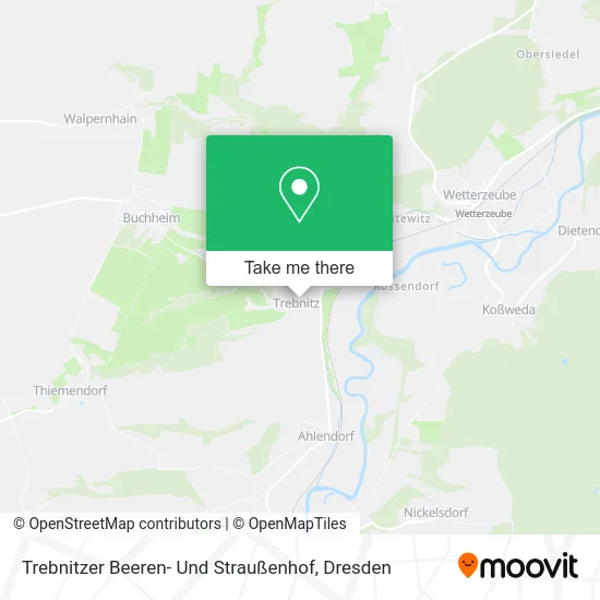 Карта Trebnitzer Beeren- Und Straußenhof