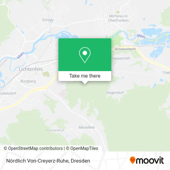 Карта Nördlich Von-Creyerz-Ruhe