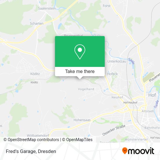 Карта Fred's Garage