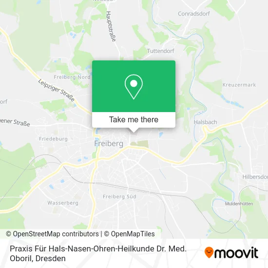 Карта Praxis Für Hals-Nasen-Ohren-Heilkunde Dr. Med. Oboril