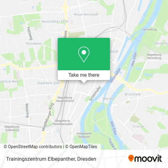 Карта Trainingszentrum Elbepanther