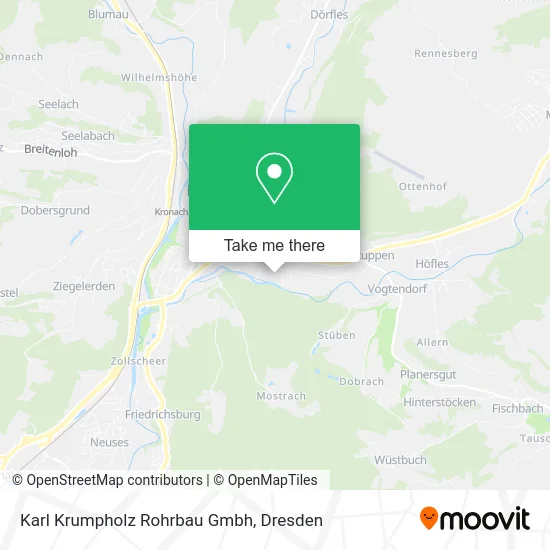 Карта Karl Krumpholz Rohrbau Gmbh