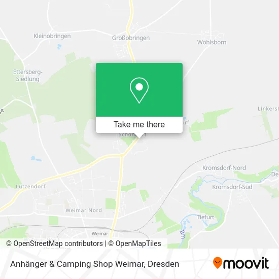 Карта Anhänger & Camping Shop Weimar