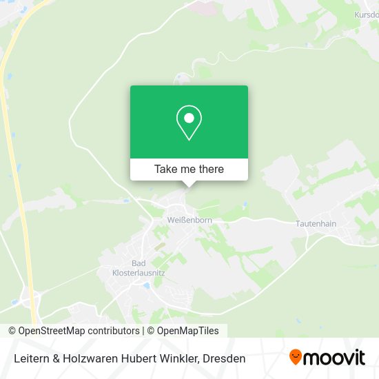 Карта Leitern & Holzwaren Hubert Winkler