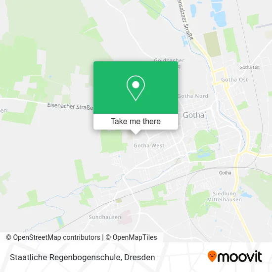 Карта Staatliche Regenbogenschule