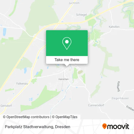 Карта Parkplatz Stadtverwaltung