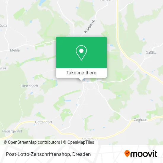 Карта Post-Lotto-Zeitschriftenshop