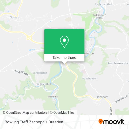Карта Bowling Treff Zschopau