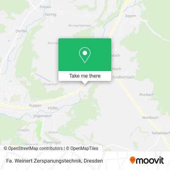 Карта Fa. Weinert Zerspanungstechnik