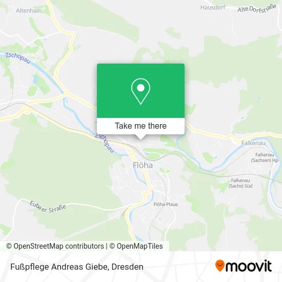 Карта Fußpflege Andreas Giebe