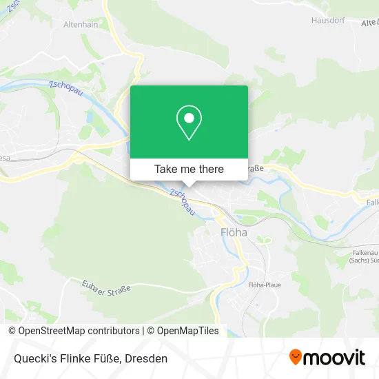 Карта Quecki's Flinke Füße