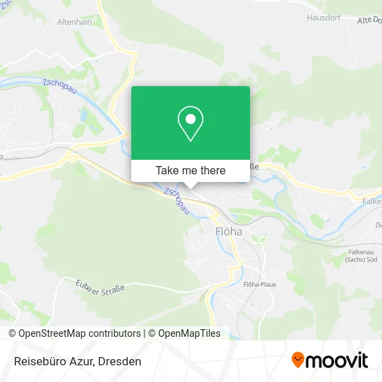 Карта Reisebüro Azur