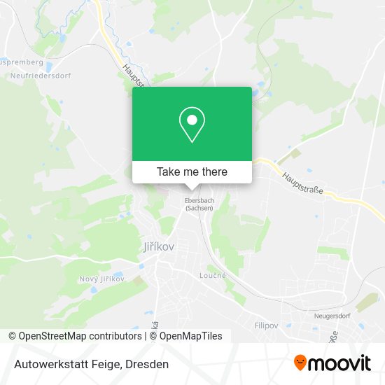 Карта Autowerkstatt Feige