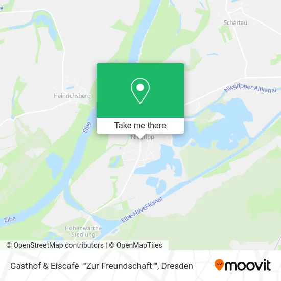 Карта Gasthof & Eiscafé ""Zur Freundschaft""