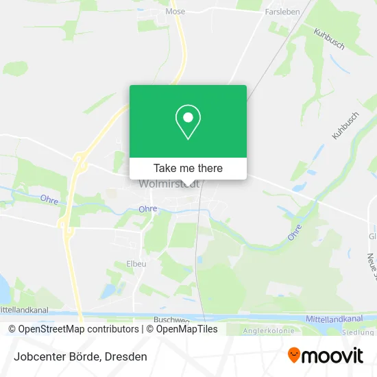 Карта Jobcenter Börde