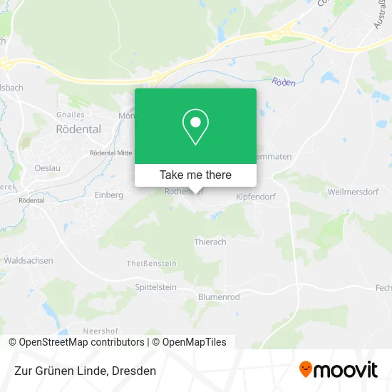 Карта Zur Grünen Linde