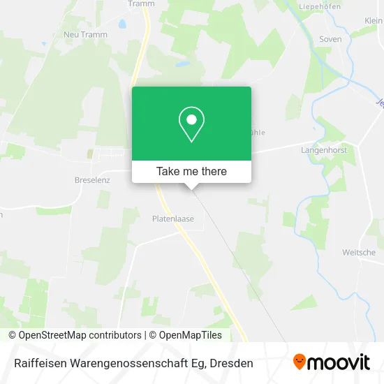 Карта Raiffeisen Warengenossenschaft Eg