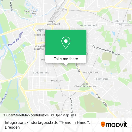 Карта Integrationskindertagesstätte ""Hand In Hand""