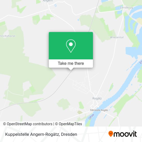 Карта Kuppelstelle Angern-Rogätz