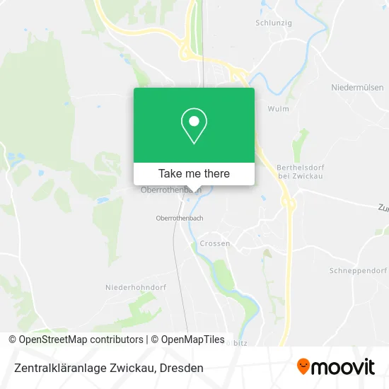 Карта Zentralkläranlage Zwickau