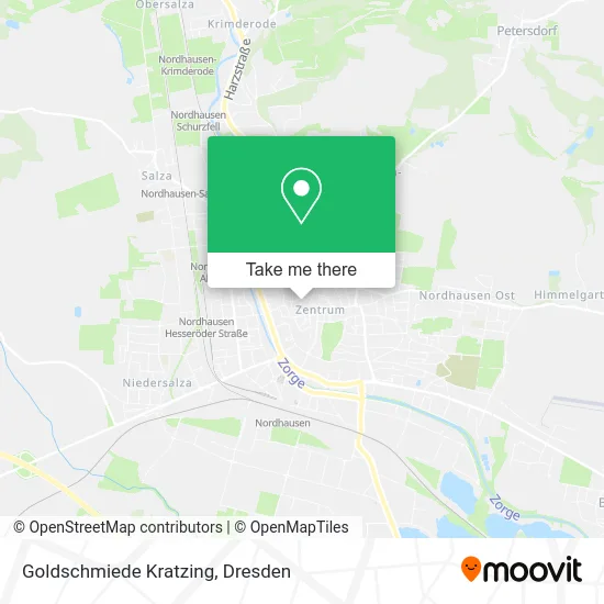 Goldschmiede Kratzing map